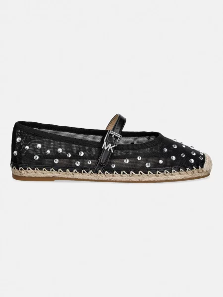 MICHAEL Michael Kors espadryle Lynn Ballet Espadrille czarne