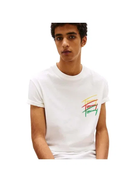 Tricou Tommy Jeans bej