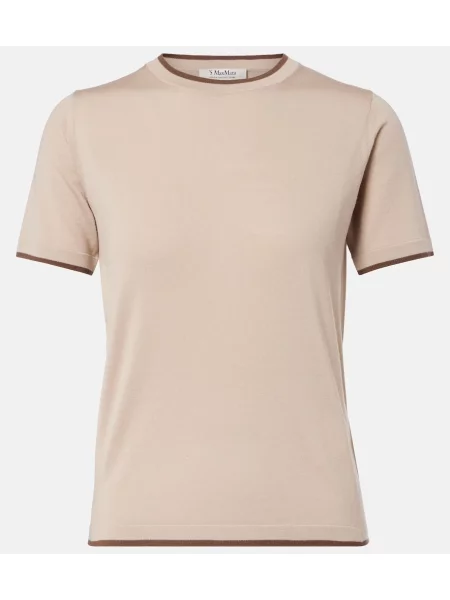 Tricou 's Max Mara de lână bej