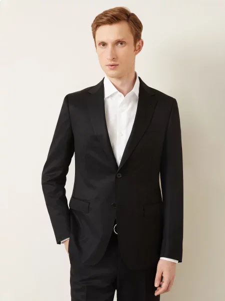 Zegna Oblek Extra Slim Fit černá