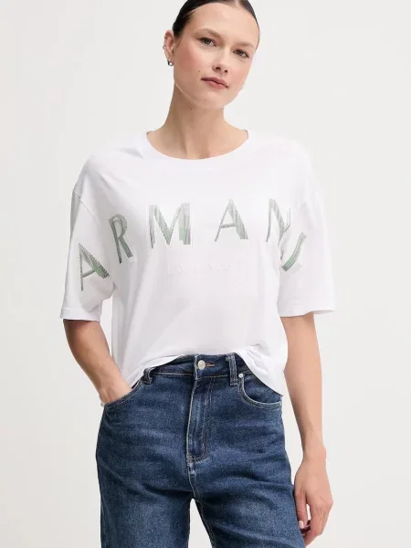 Тениска Armani Exchange дамска бяло