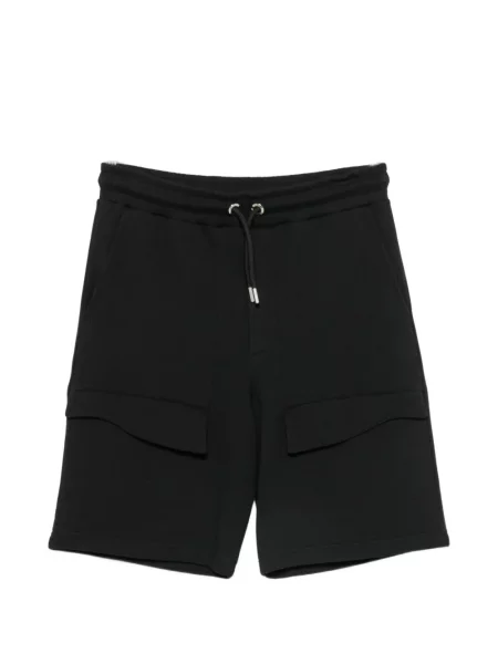 Pantaloni scurți cargo Les Hommes Urban cu cordon negru
