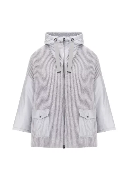 Cardigan Herno tricotate gri