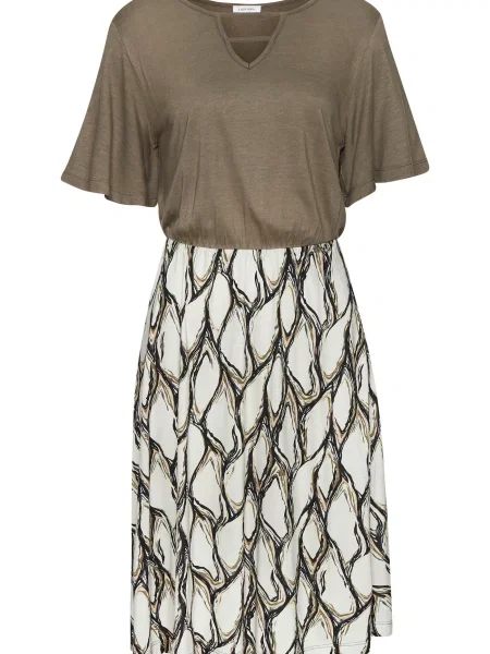 LASCANA Rochie crem kaki