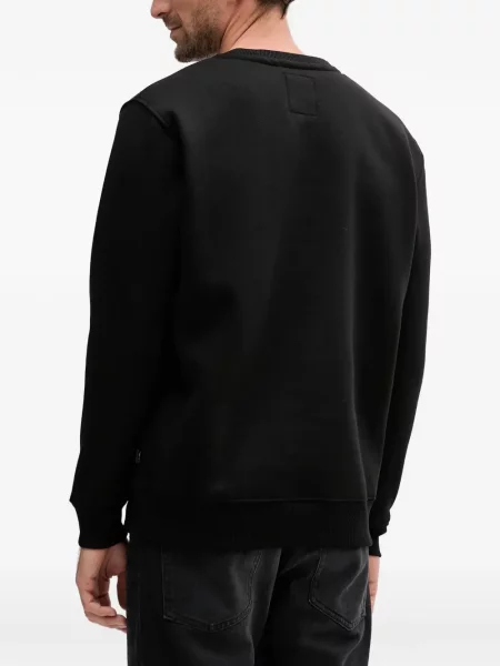 Hanorac Alpha Industries cu imagine negru