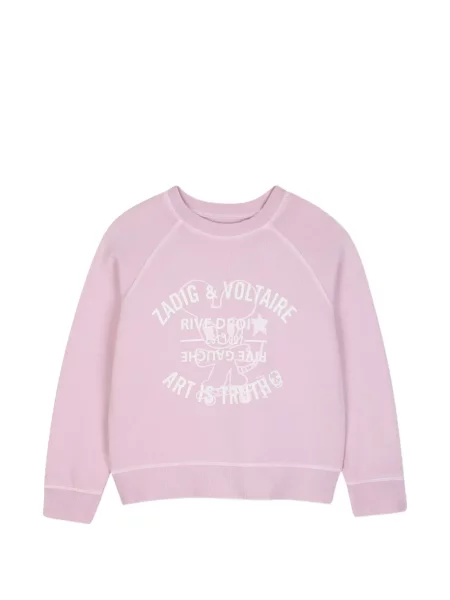 Sweter dziecięcy Zadig & Voltaire różowy