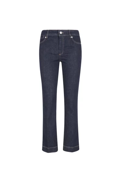 Jeansy dzwony Sportmax dzwony niebieskie