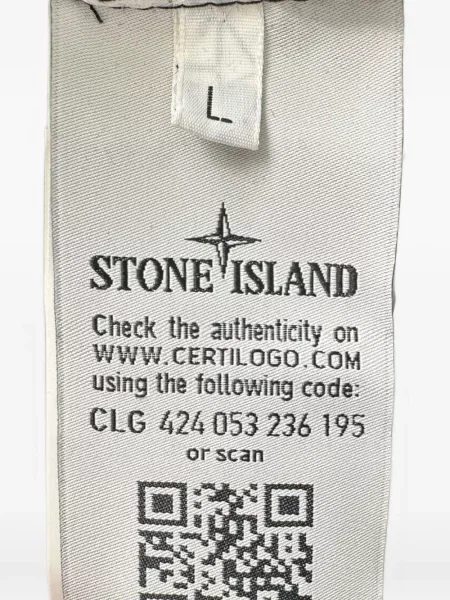 Sweter Stone Island z okrągłym dekoltem z kamieniami czarny
