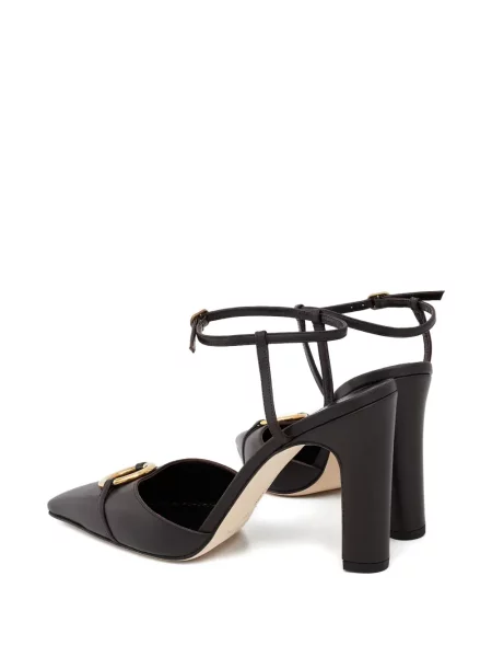 Pantofi cu toc Manolo Blahnik din piele negru