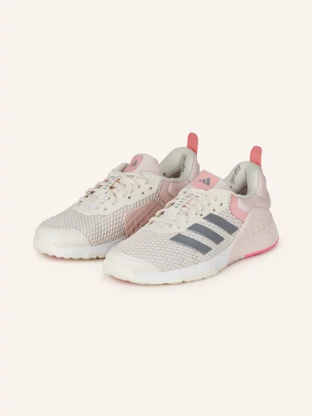 Adidas Fitness Obuv Dropset 3 krémová růžová