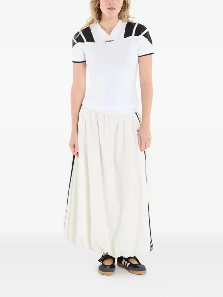 Scurt ușor tricou Adidas de drumeție alb