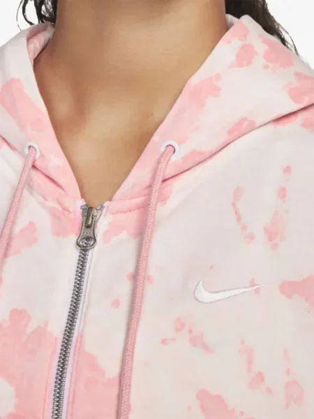 Krótka podkoszulka Nike z dżerseju w paski zielona