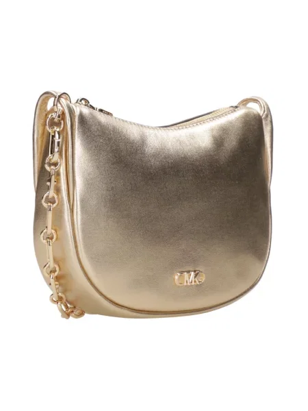 Torebka Michael Kors skórzana z logo żółta