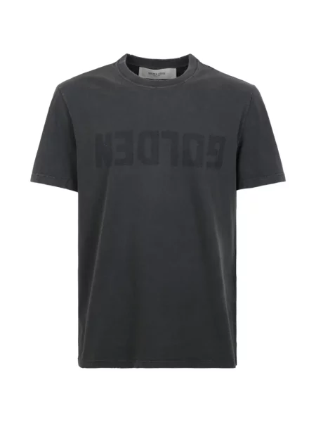 Tricou Golden Goose zdrențuiți negru