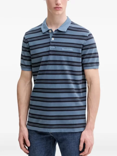Tricou polo Marc O'polo cu dungi albastru
