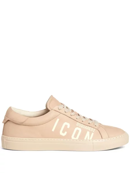 Sneakerși Dsquared2 din piele cu imagine
