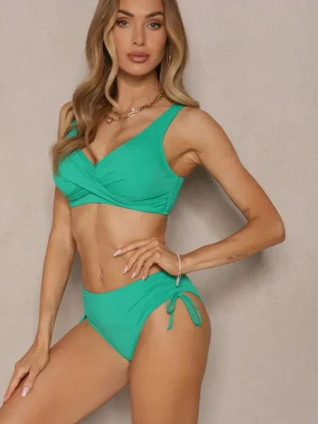Costum de baie bikini Kinalisa închis verde