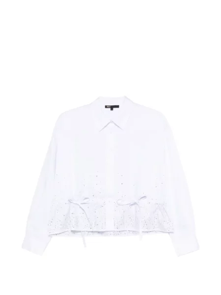 Cămașă Maje cu legături alb