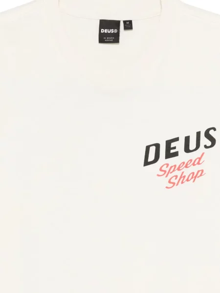Grafic tricou Deus Ex Machina alb