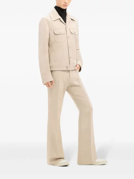 Pantaloni Courreges din țesătură twill