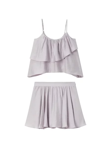 Pantaloni scurți B+ab cu volane violet