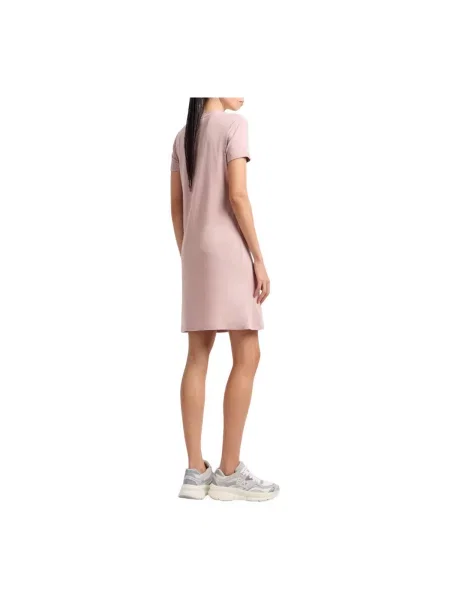 Šaty Emporio Armani Train Evolution W Dress Ss Fawn M růžové