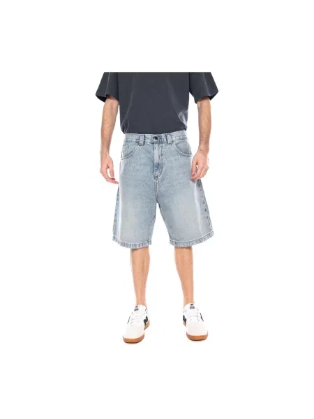 Szorty Carhartt Wip niebieskie