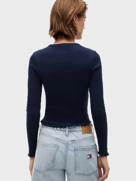 Лонгслив Tommy Jeans синий