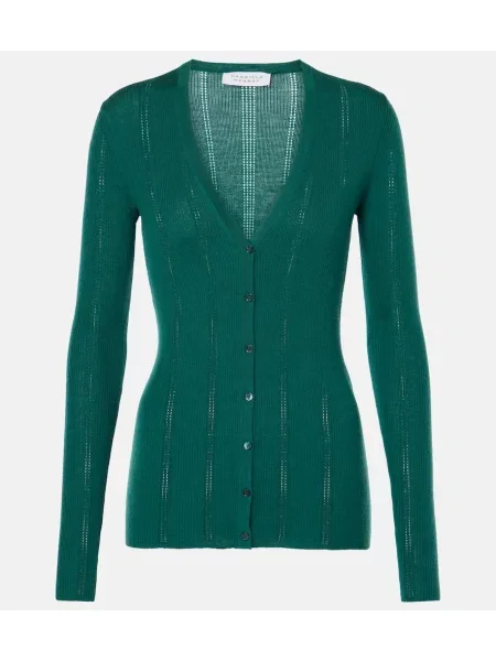 Cardigan Gabriela Hearst de lână verde