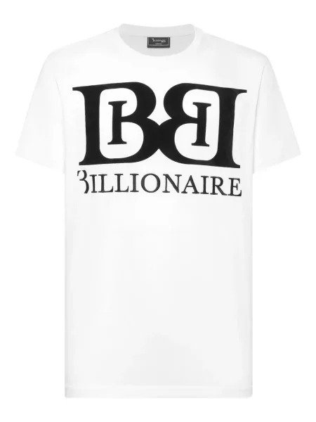Tricou Billionaire cu imagine alb