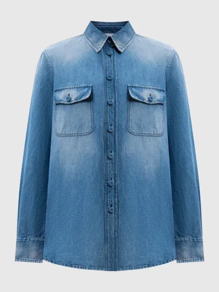 Джинсова сорочка John Austin Gabriela Hearst блакитна