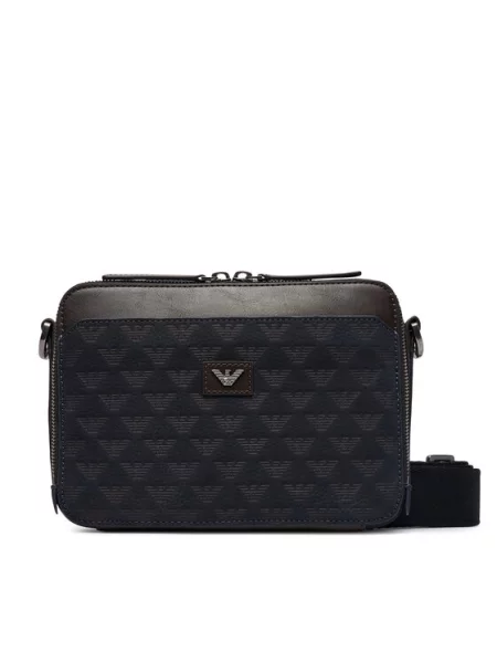 Taška cez rameno Emporio Armani Tmavomodrá