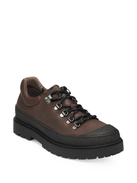 Δερμάτινα σκαρπινια Birkenstock με κορδόνια καφέ
