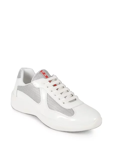 Sneakerși Prada alb