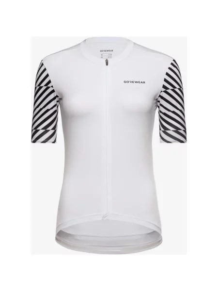 Koszulka rowerowa GOREWEAR Swiftride Optical krótki rękaw M biały
