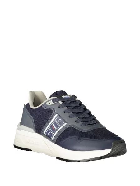 Sneakerși Blauer cu dungi plasă albastru