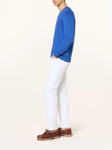 Paul Džíny Slim Fit white bílé