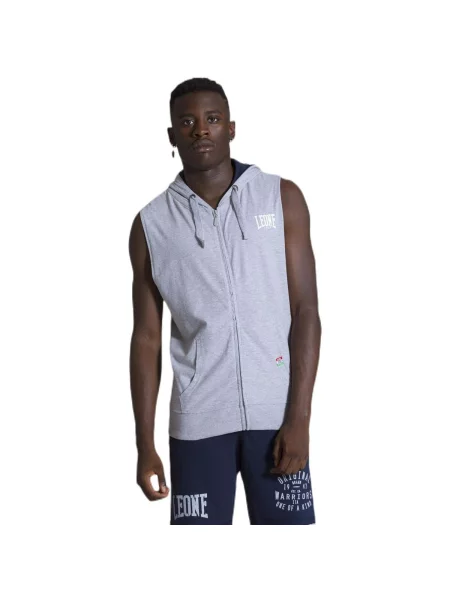 Hanorac din fleece Leone 1947 din fleece gri