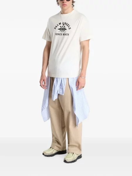 Scurt tricou Palm Angels cu imagine