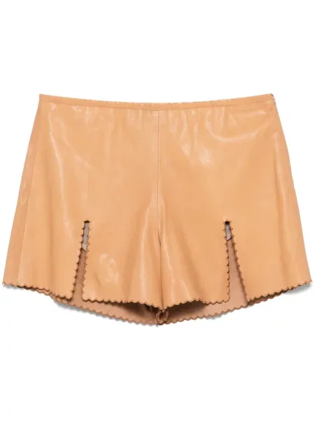 Pantaloni scurți Blumarine din piele