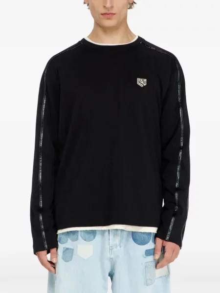 Lung tricou Diesel negru