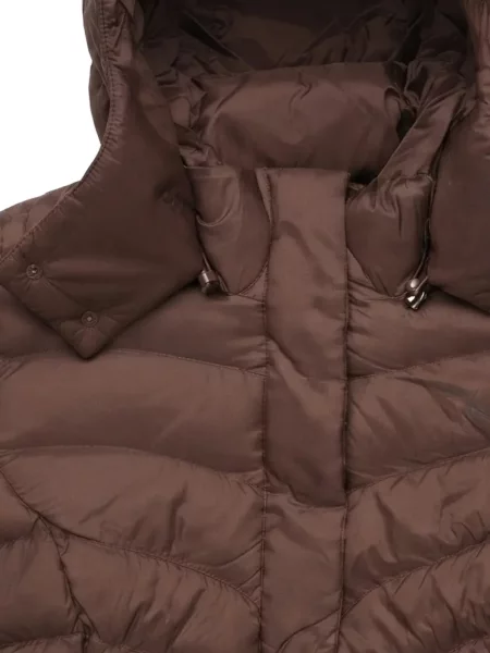 Geacă Ea7 Emporio Armani cu glugă maro