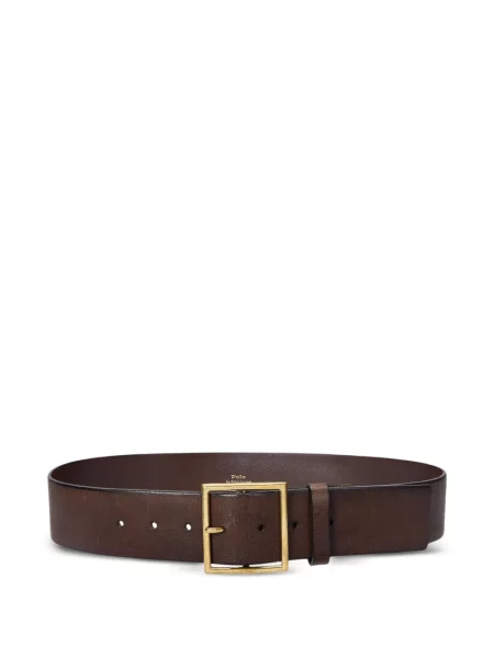 Πλεκτή μακρύς φόρεμα σε στυλ πουκάμισου Polo Ralph Lauren με halter λαιμόκοψη λευκό