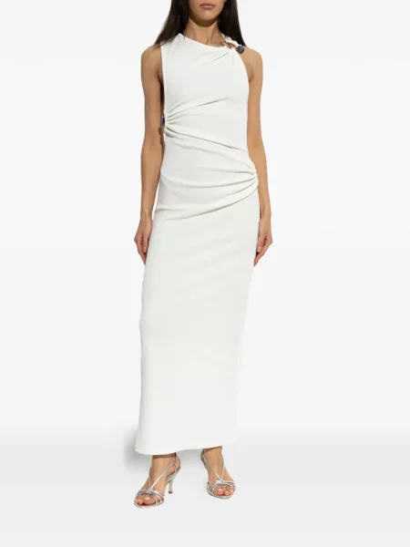 Rochie maxi Christopher Esber alb