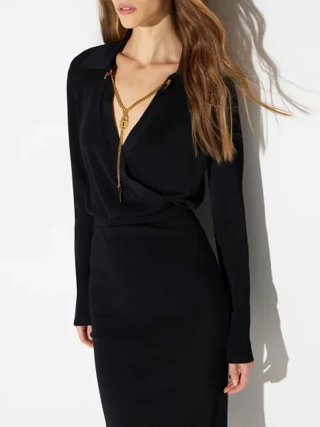 Платье Elisabetta Franchi черное