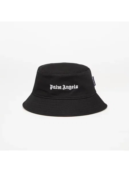 Kalap Palm Angels Kids Logo Bucket Hat Black/ Off White I fehér