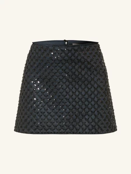 Dorothee Schumacher Sukně Sparkling Statement S Flitry A Ozdobnými Kamínky černá
