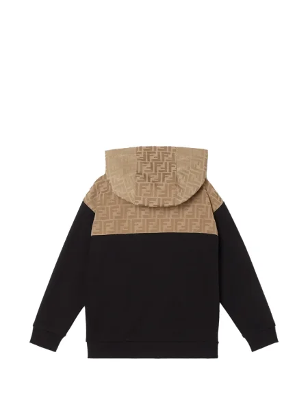 Bluza z kapturem dziecięca Fendi czarna