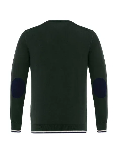 Moxx Paris Pulover Maxime verde alb