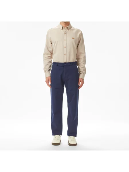 Lacoste Spodnie Regular Fit granatowe